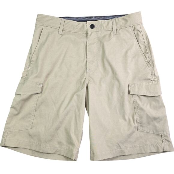 Lee Performance Cargo Shorts Men's 32 Beige Casual Golf Stretch Hiking Fish Camp - Picture 1 of 8